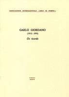 CARLO GIORDANO (1915-1991), UN RICORDO